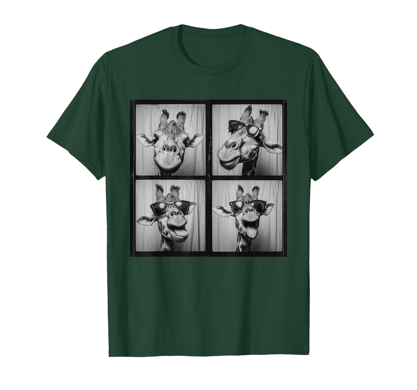 Funny Giraffe Sunglasses T-Shirt