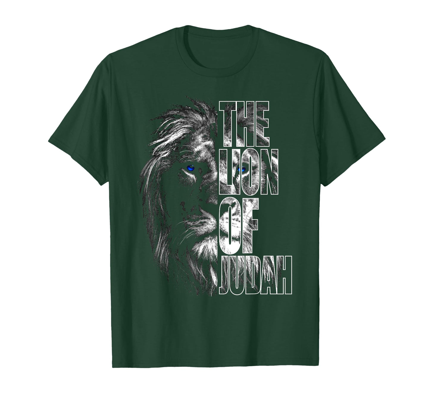 Lion of Judah Jesus Christian Faith Over Fear T-Shirt