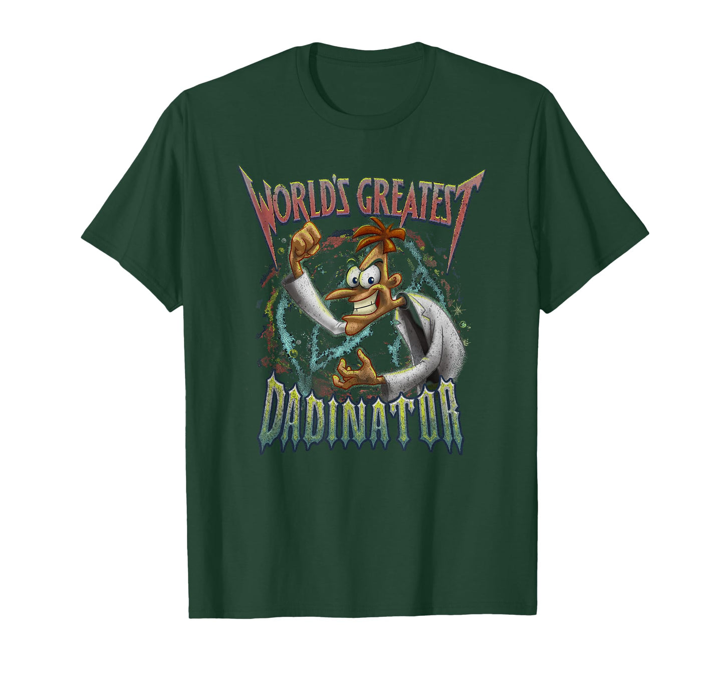 Disney Phineas And Ferb Father's Day Doofenshmirtz Dadinator T-Shirt