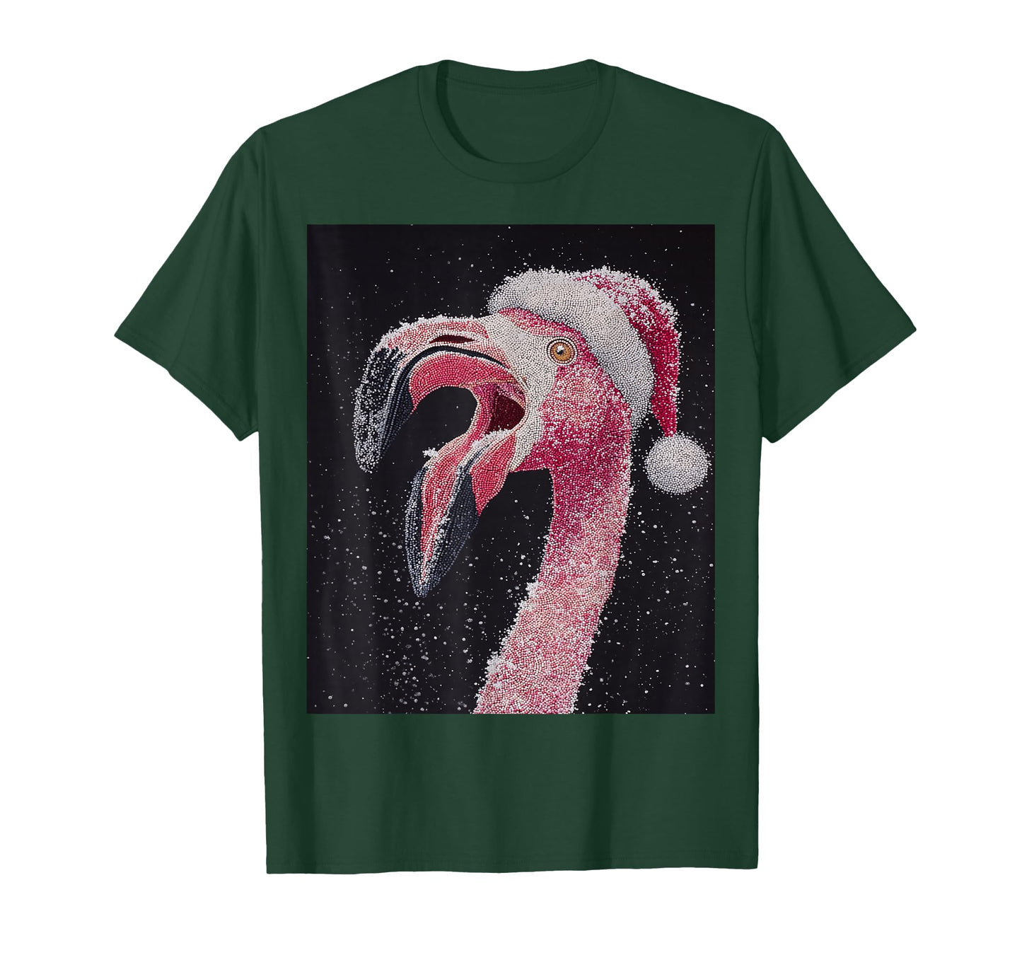 Flamingo Christmas Holiday T-Shirt