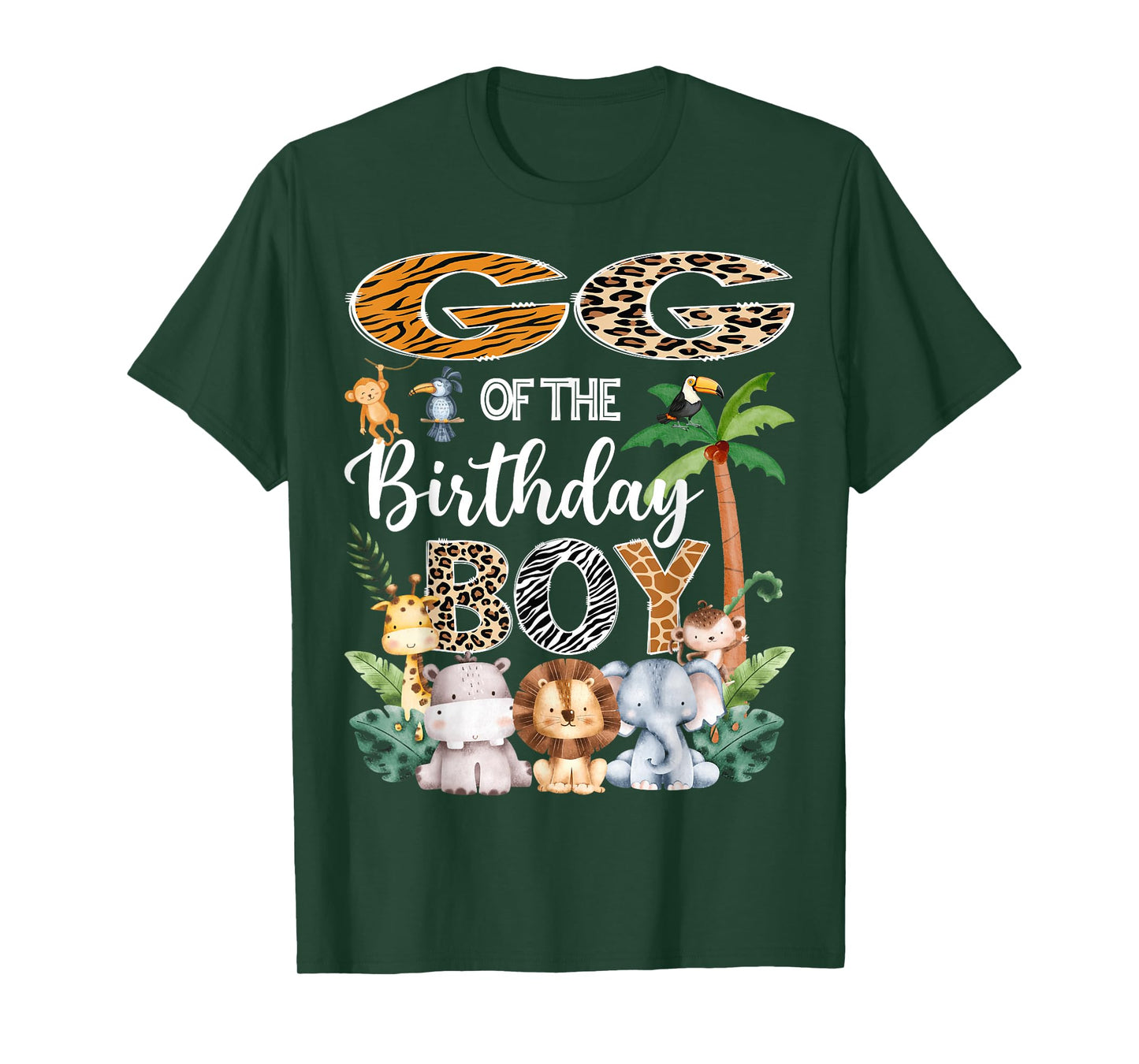 GG Of The Birthday Boy Safari Jungle Bday Party T-Shirt