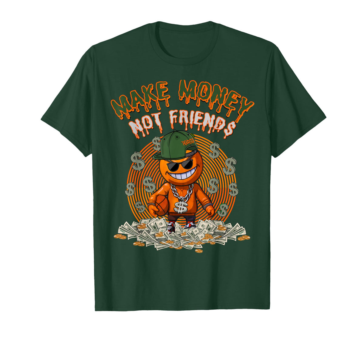 Olive Army Solar Orange | Orange Olive Sneaker Matching T-Shirt