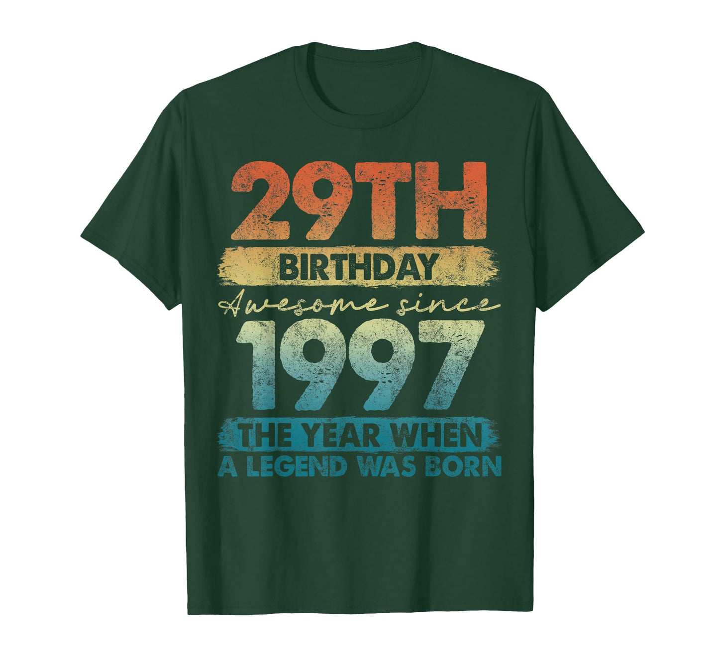 29 Year Old Gifts Vintage 1997 Limited Edition 29th Birthday T-Shirt