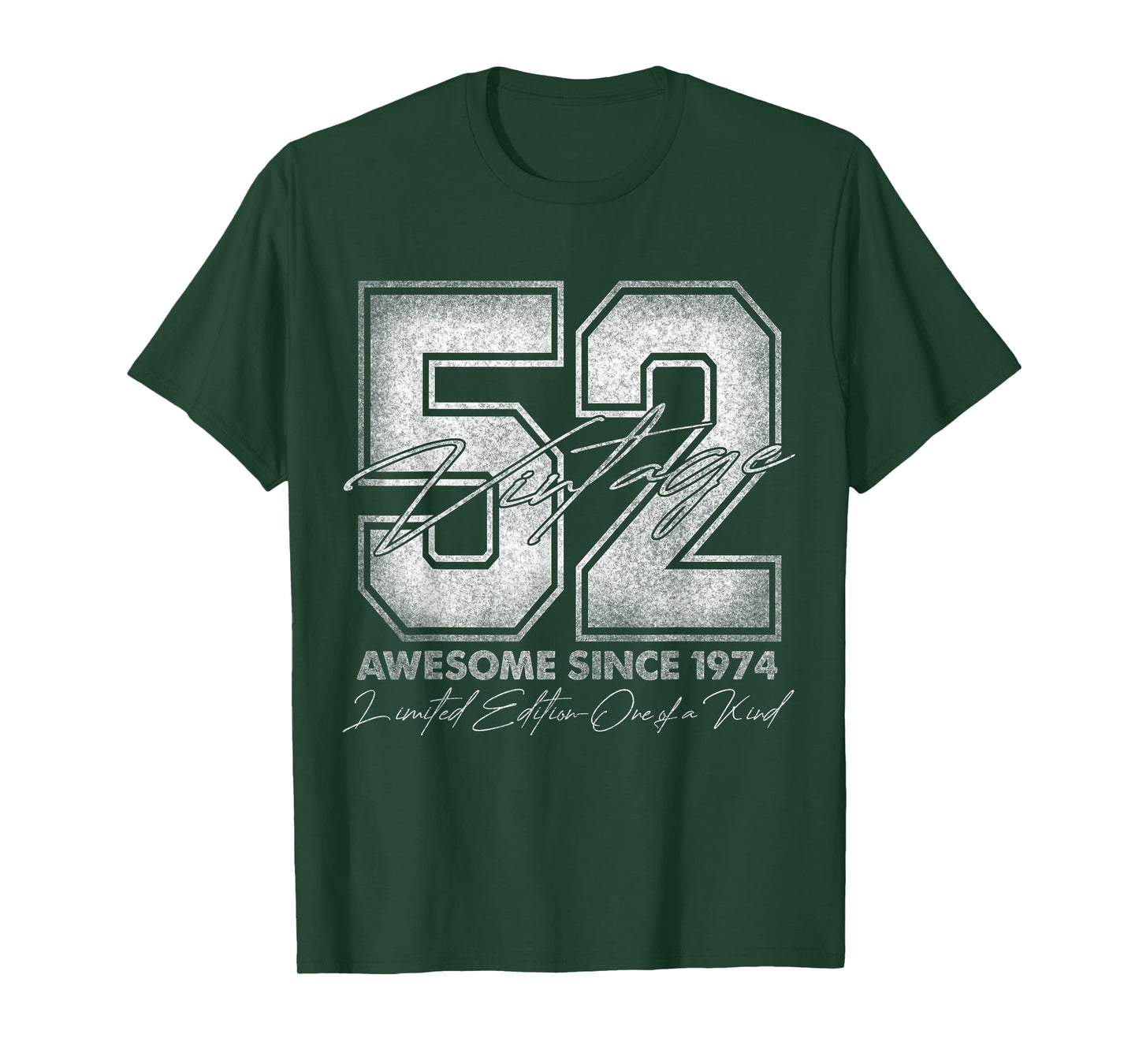52 Year Old Gifts Vintage 1974 Limited Edition 52nd Birthday T-Shirt