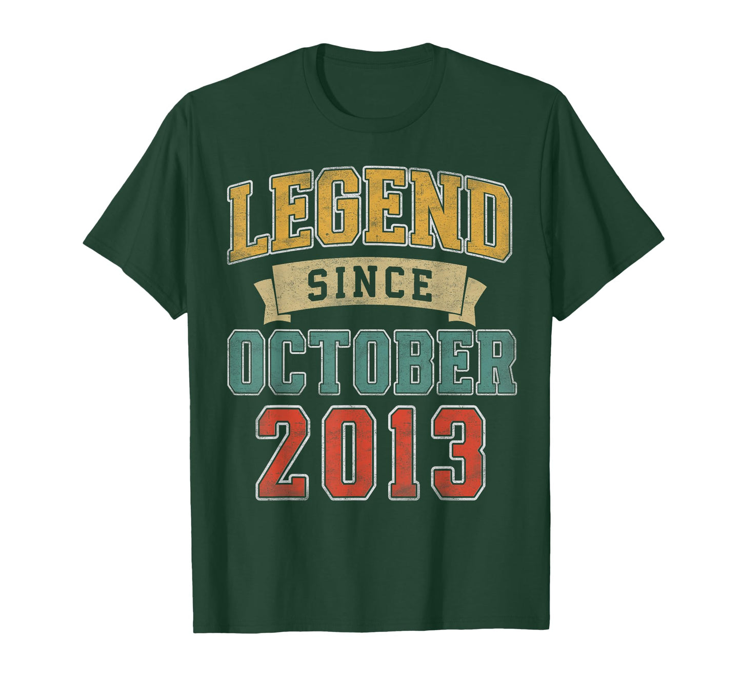 Legend October 2013 12th Birthday Boy Girl 12 Year Old T-Shirt