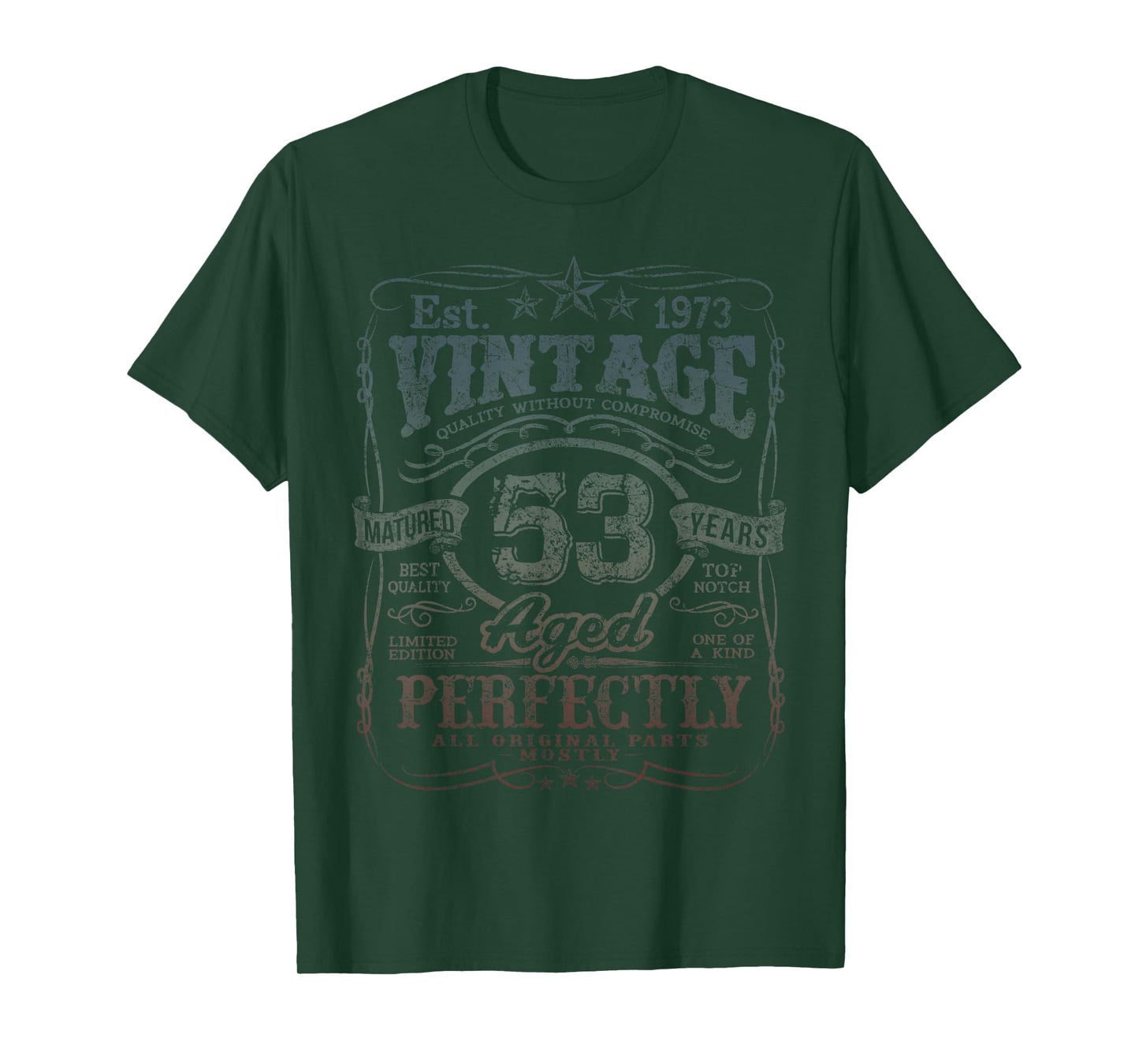 Vintage 1973 Limited Edition Shirt 53 Year Old 53rd Birthday T-Shirt