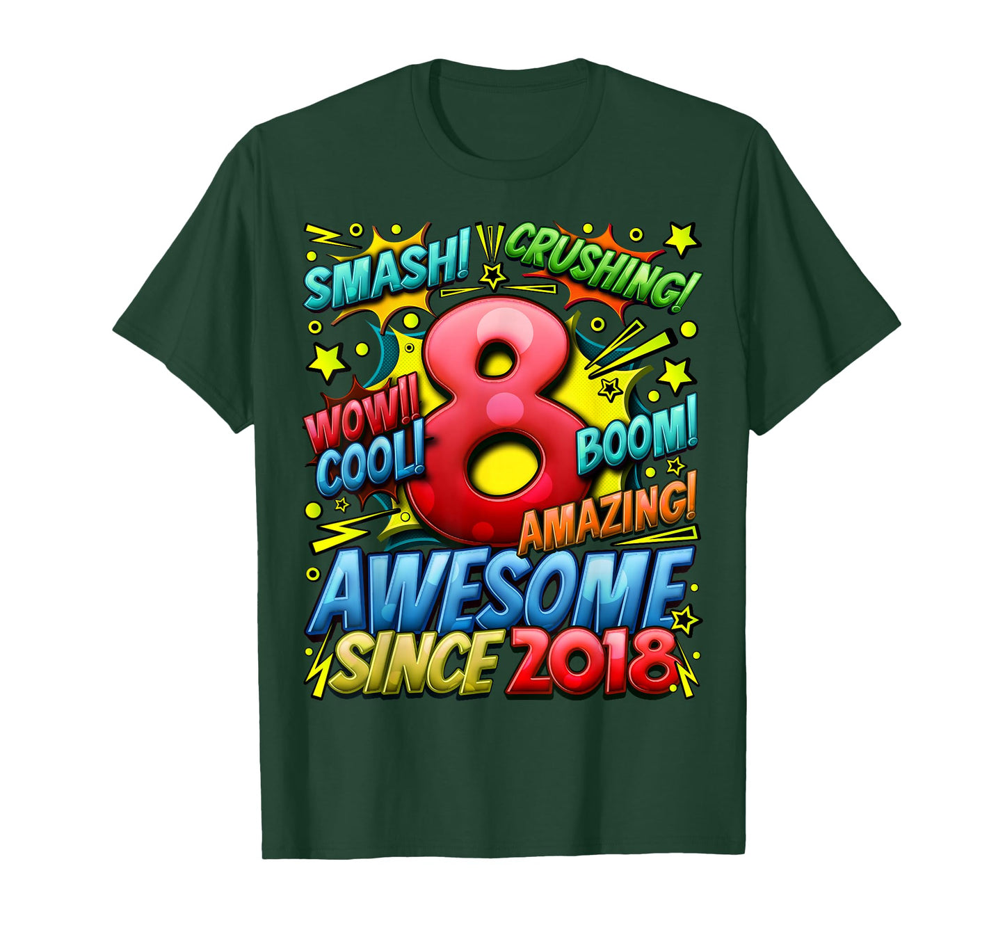 8 Year Old Gifts for Boys 8th Birthday Boy 8 Year Old Boy T-Shirt