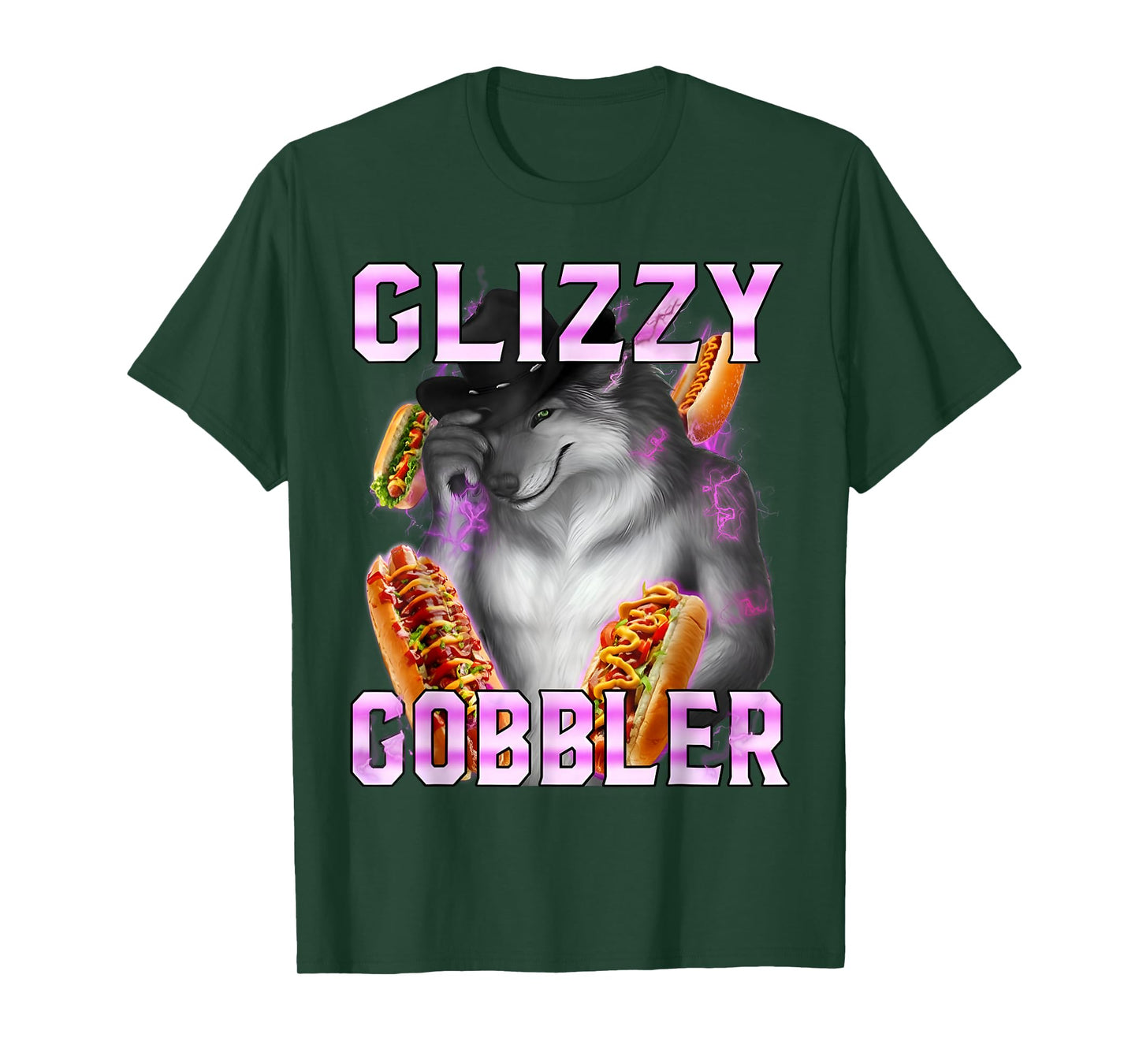 Funny Glizzy Gobbler Meme Hilarious Hot Dog Glizzy Lovers T-Shirt