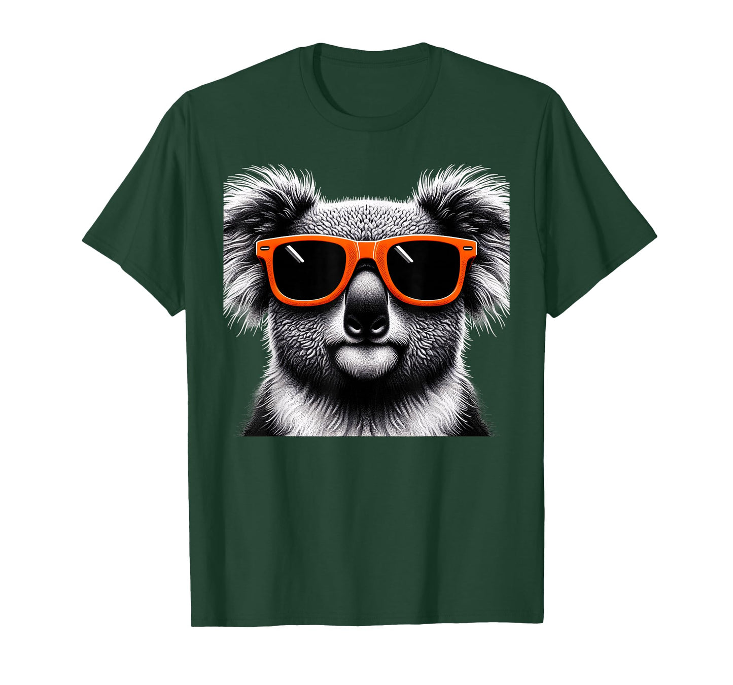 Cool Koala Wearing Sunglasses Graphic Art T-Shirt
