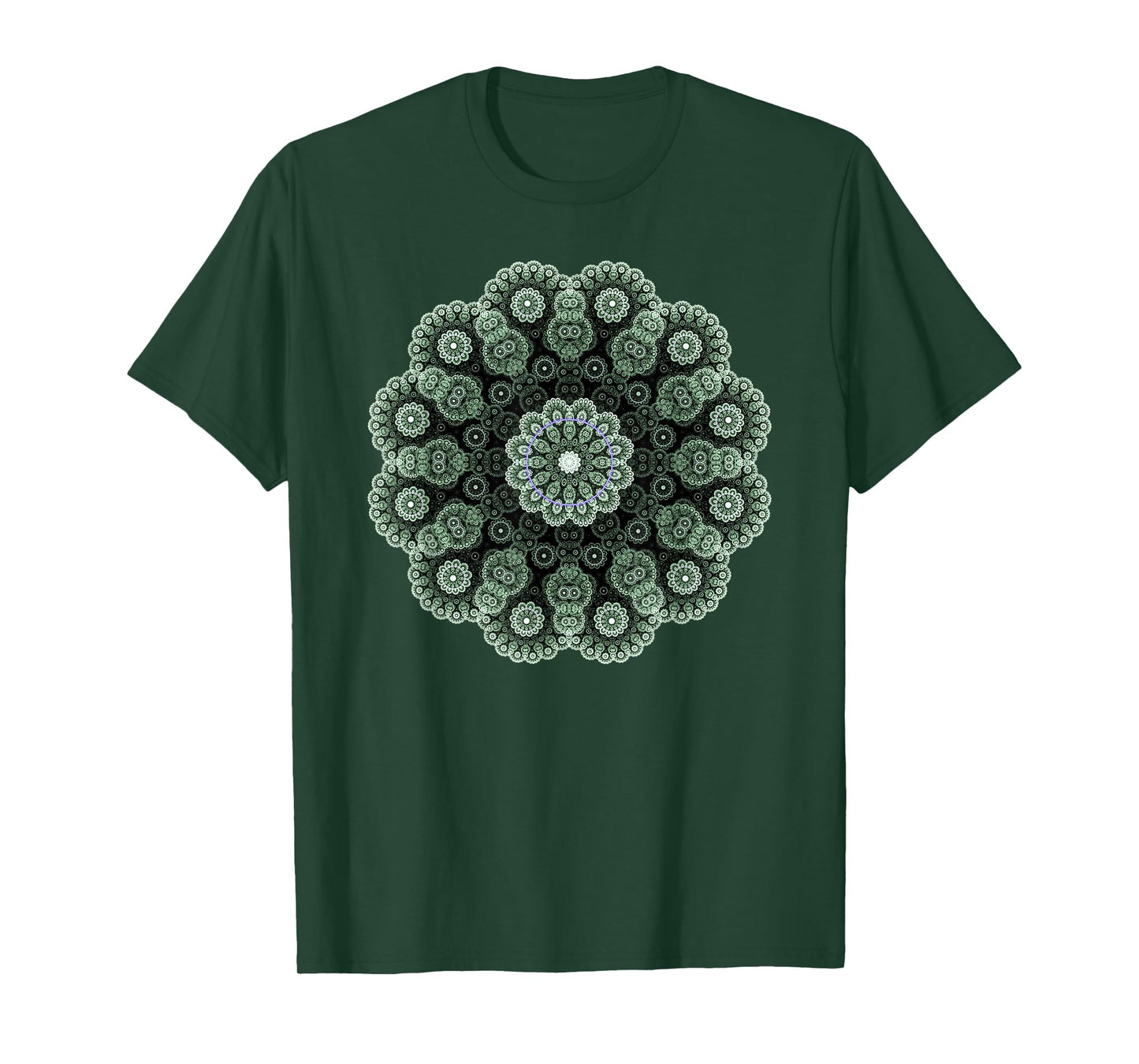 Mandala Sacred Geometry Prana Art Yoga Mantra Om Good Vibe T-Shirt