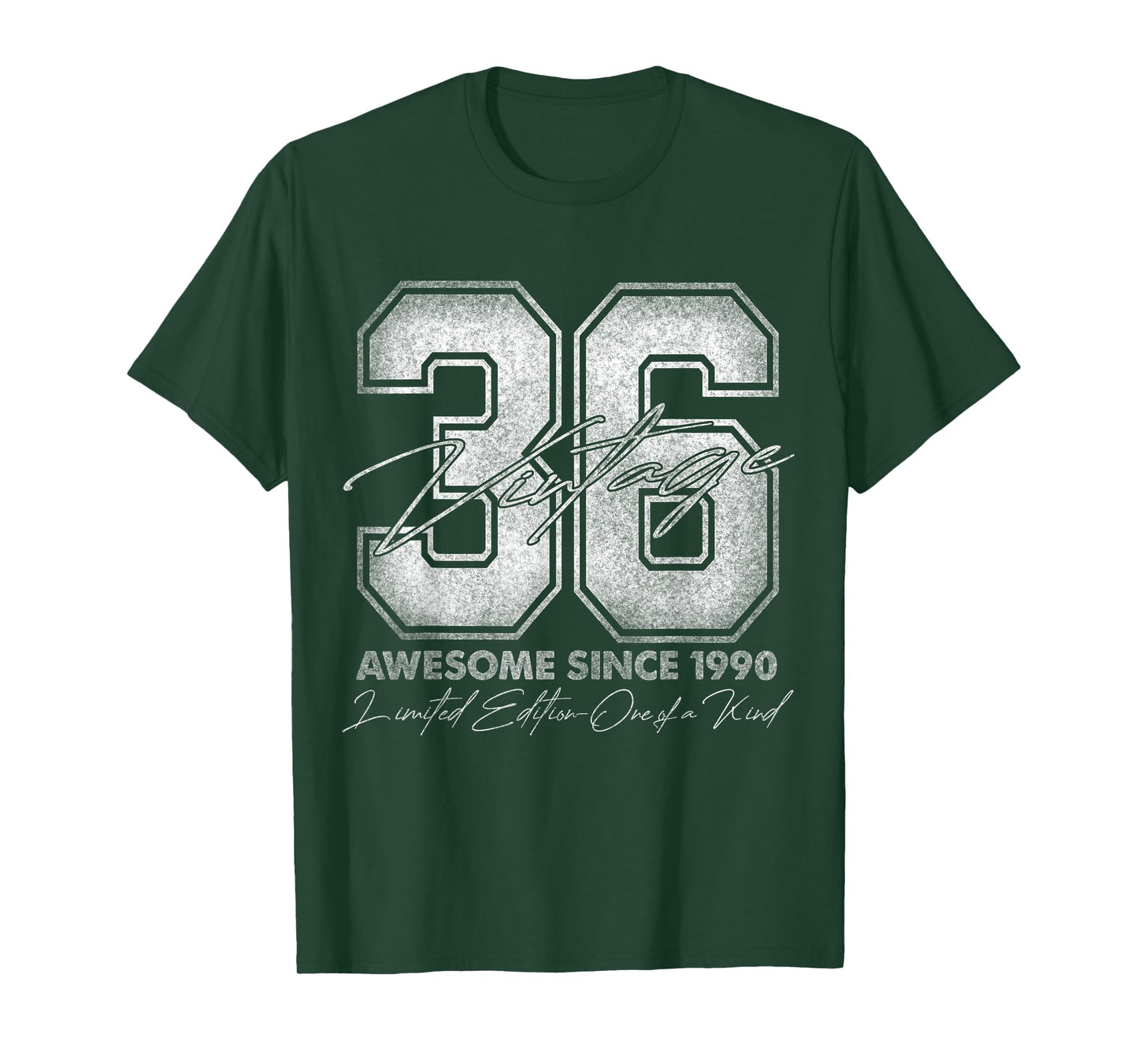 36 Year Old Gifts Vintage 1990 Limited Edition 36th Birthday T-Shirt