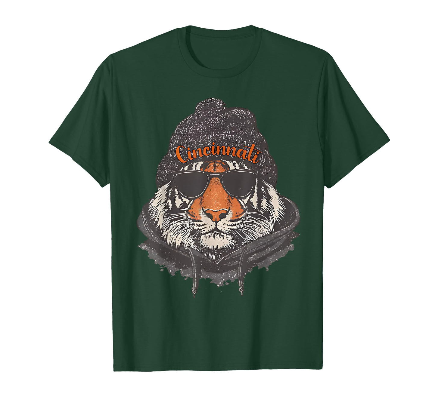 Vintage Cincinnati Last Name Pride Personalized Love Animal T-Shirt