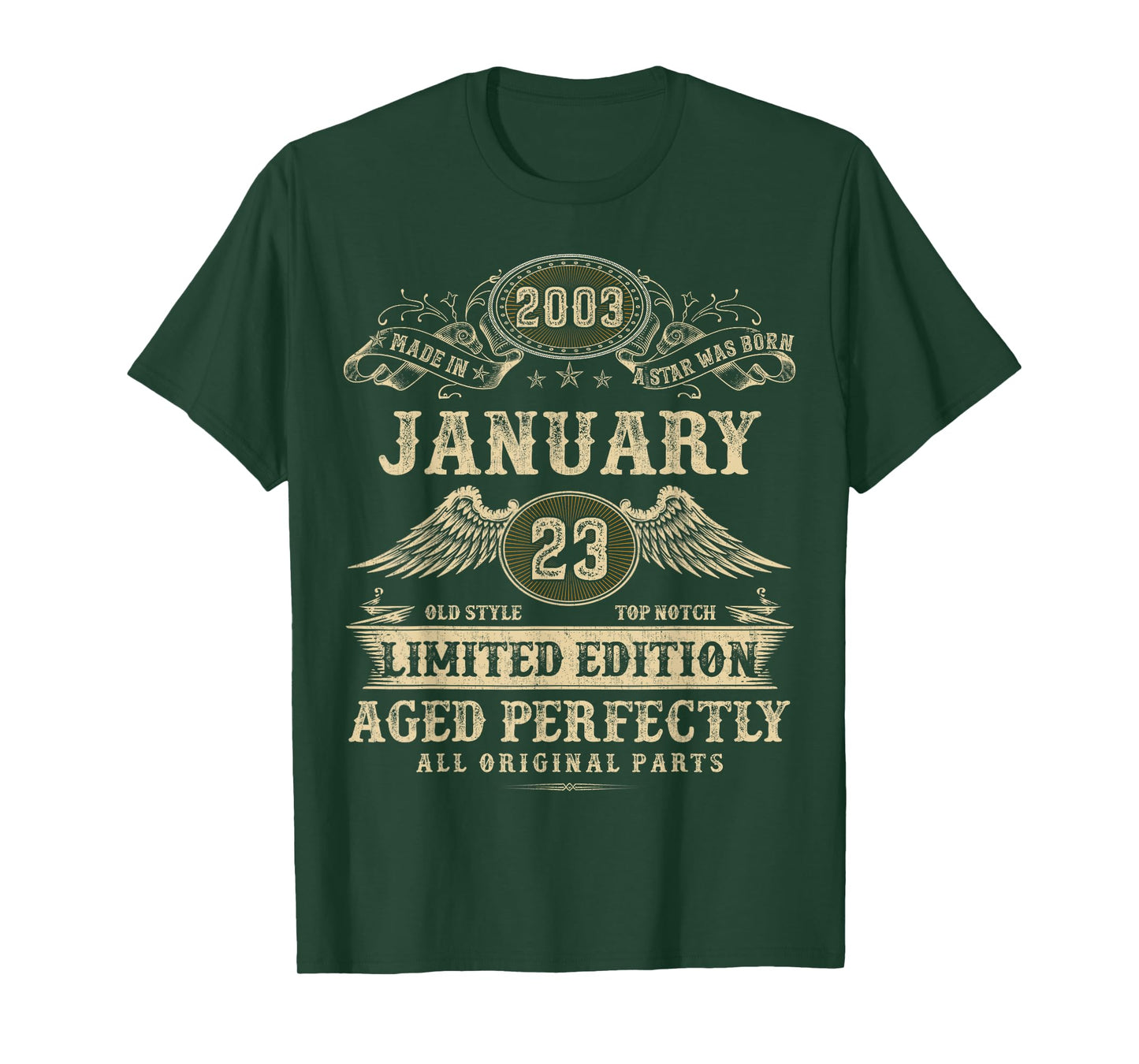 Legendary Man Born January 2003 23rd Birthday Gifts T-Shirt