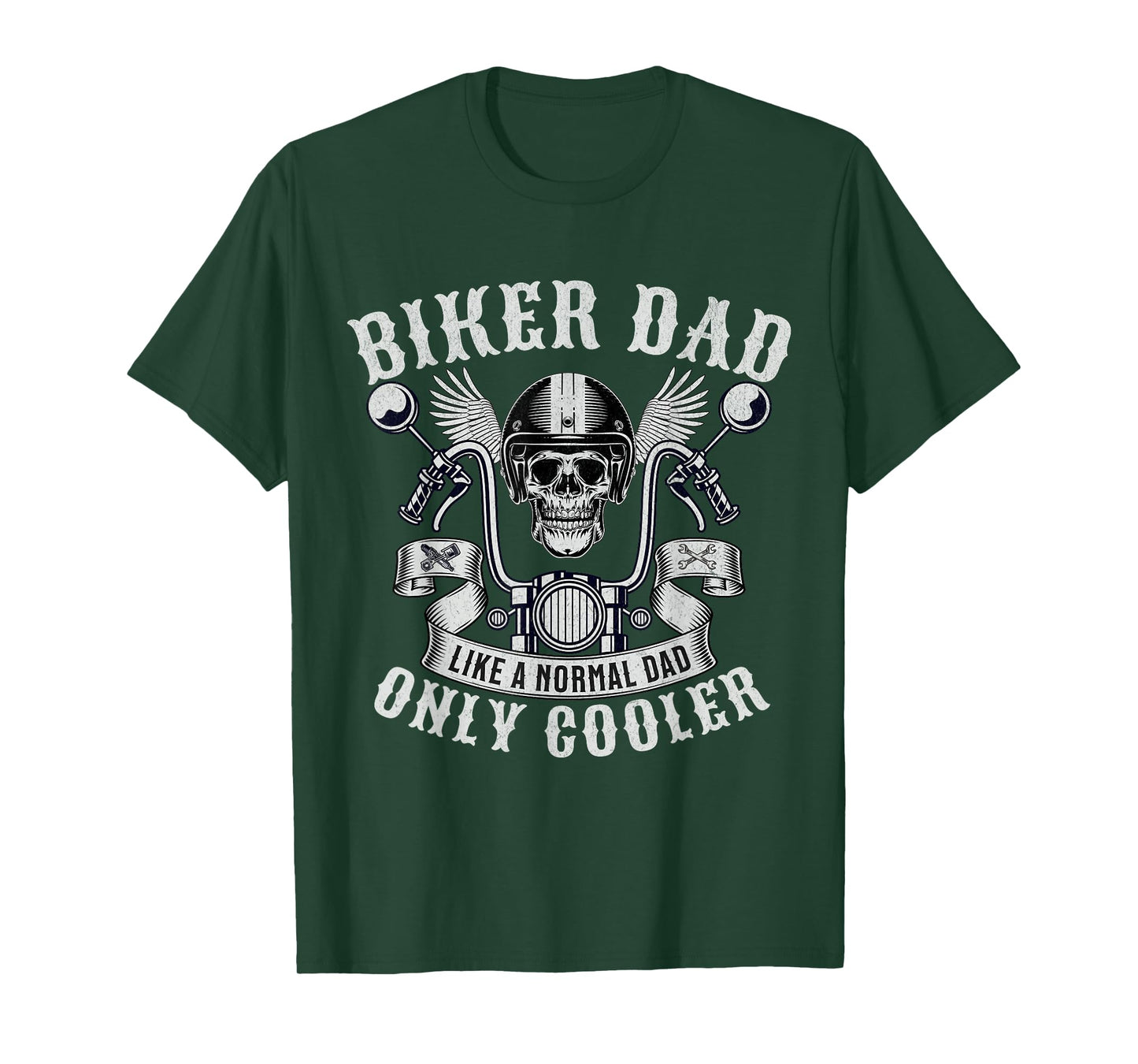 Biker Dad Motorcycle Father Rider Biker Dad Father's Day T-Shirt