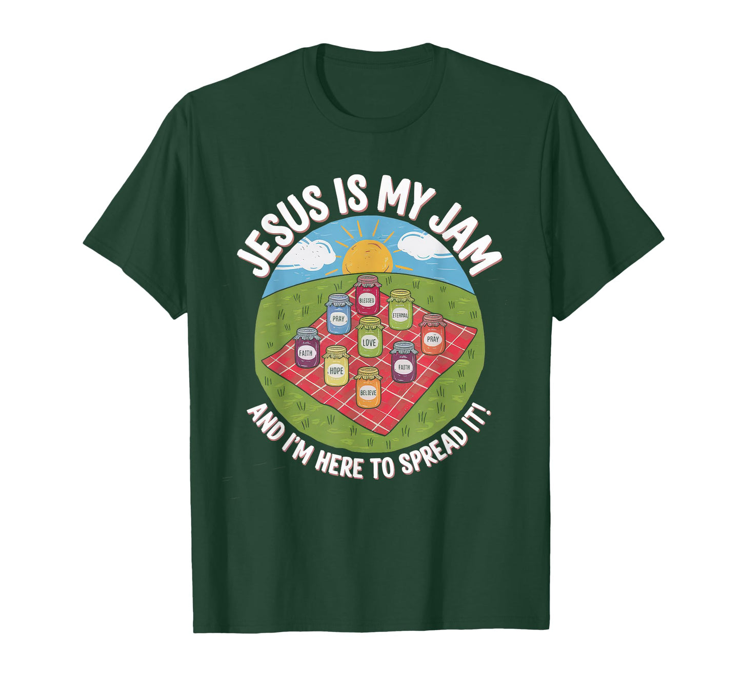 Jesus is My Jam Tshirt Men Women Christian Bible Verse T-Shirt