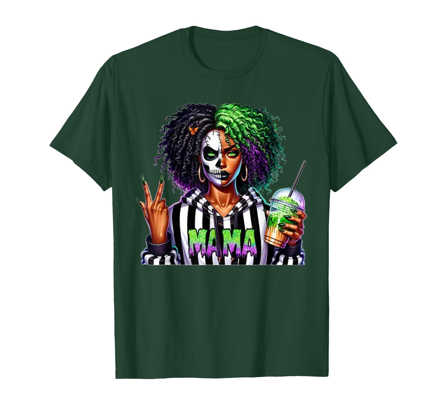 Scary Mama Costume Horror Halloween Mom T-Shirt