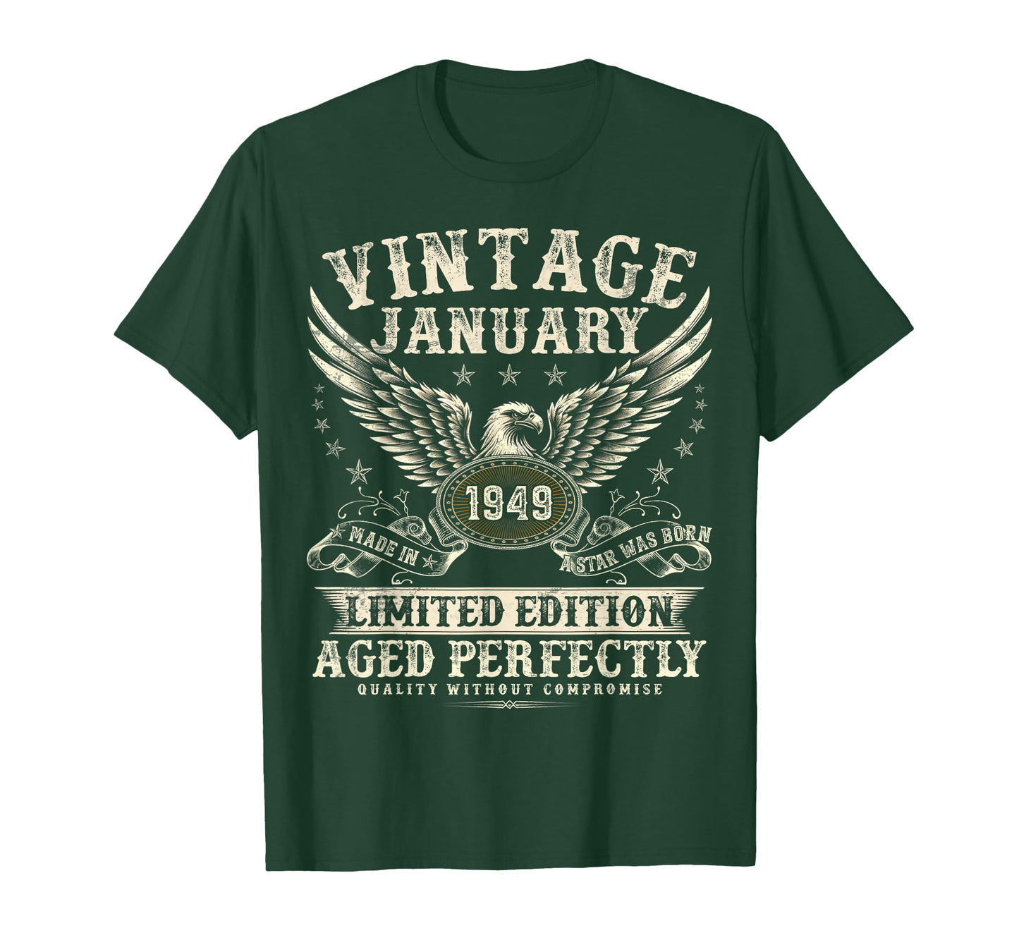 77 Year Old Legend were Born in January 1949 Birthday T-Shirt