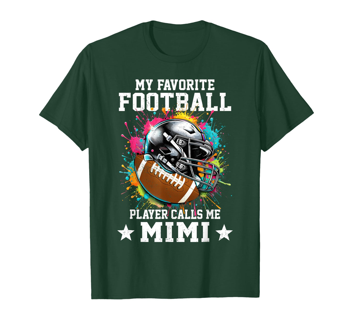 My Favorite Football Player Calls Me Mimi Mothers Day T-Shirt