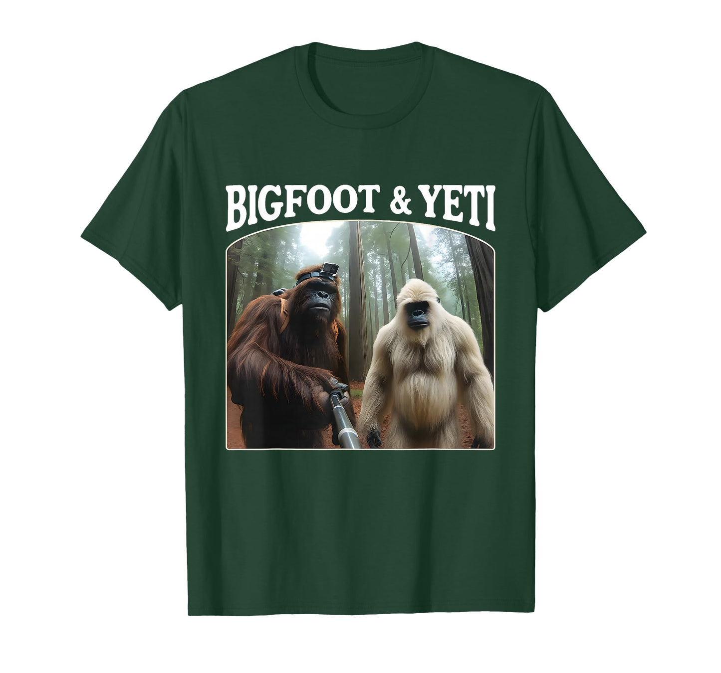Bigfoot & Yeti Funny Sasquatch Bigfoot Vlogs for Hikers T-Shirt
