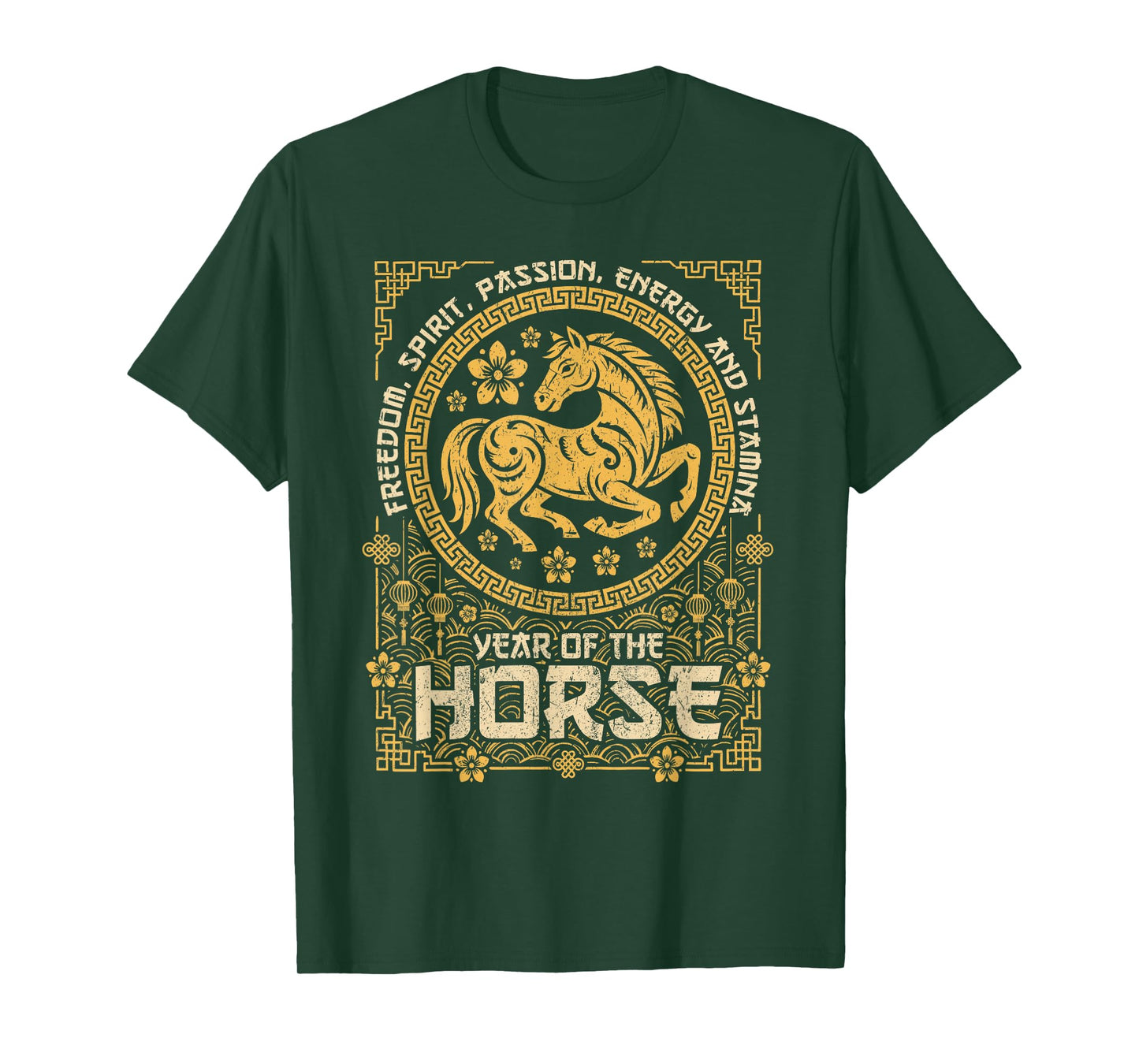Year of The Horse Chinese New Year 2026 Zodiac Horse T-Shirt