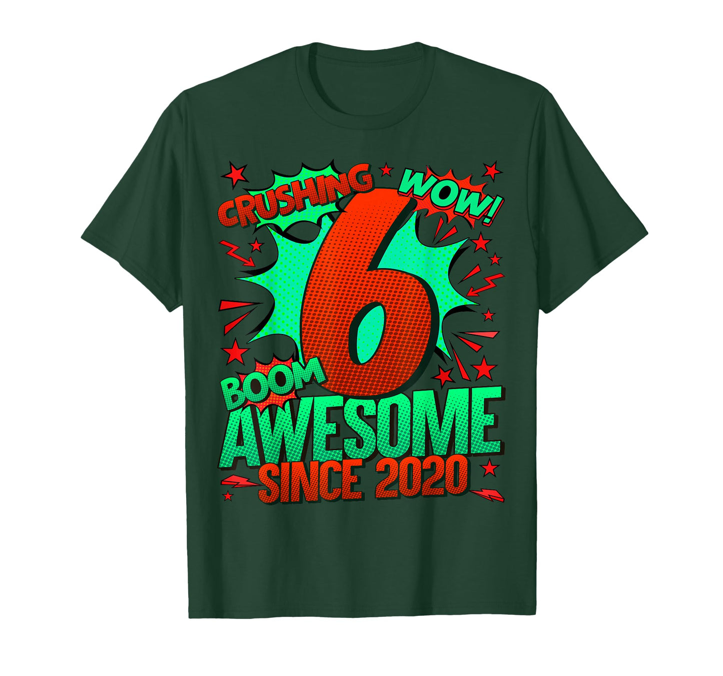 6 Year Old Gifts for Boys 6th Birthday Boy 6 Year Old Boy T-Shirt