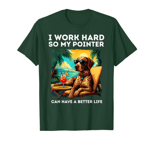 Funny German Shorthaired Pointer Design German Pointer Lover T-Shirt