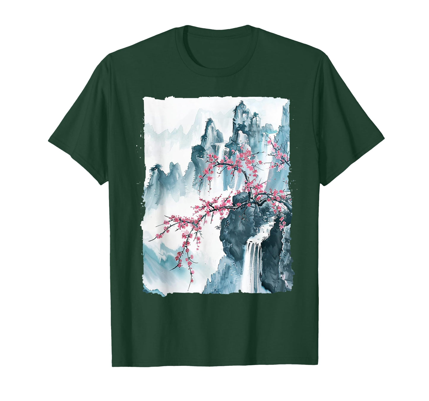 Sakura Spirit: Retro Japanese Cherry Blossom Collection T-Shirt