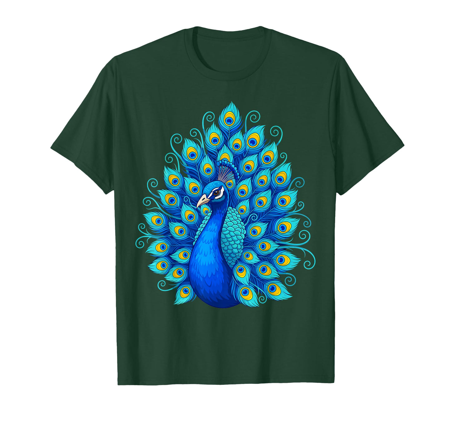 Blue Peacock T-Shirt