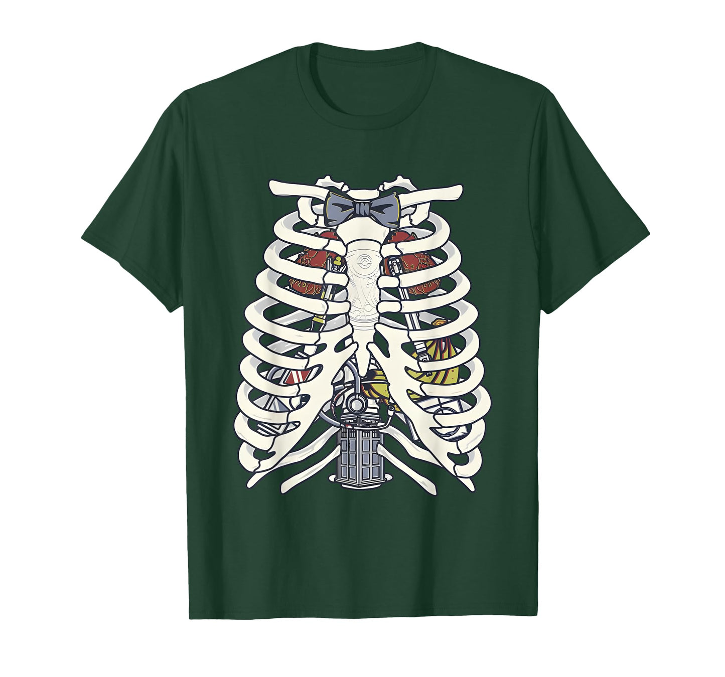 Anatomy Of A Time Lord A Doctor Who Skeleton T-Shirt