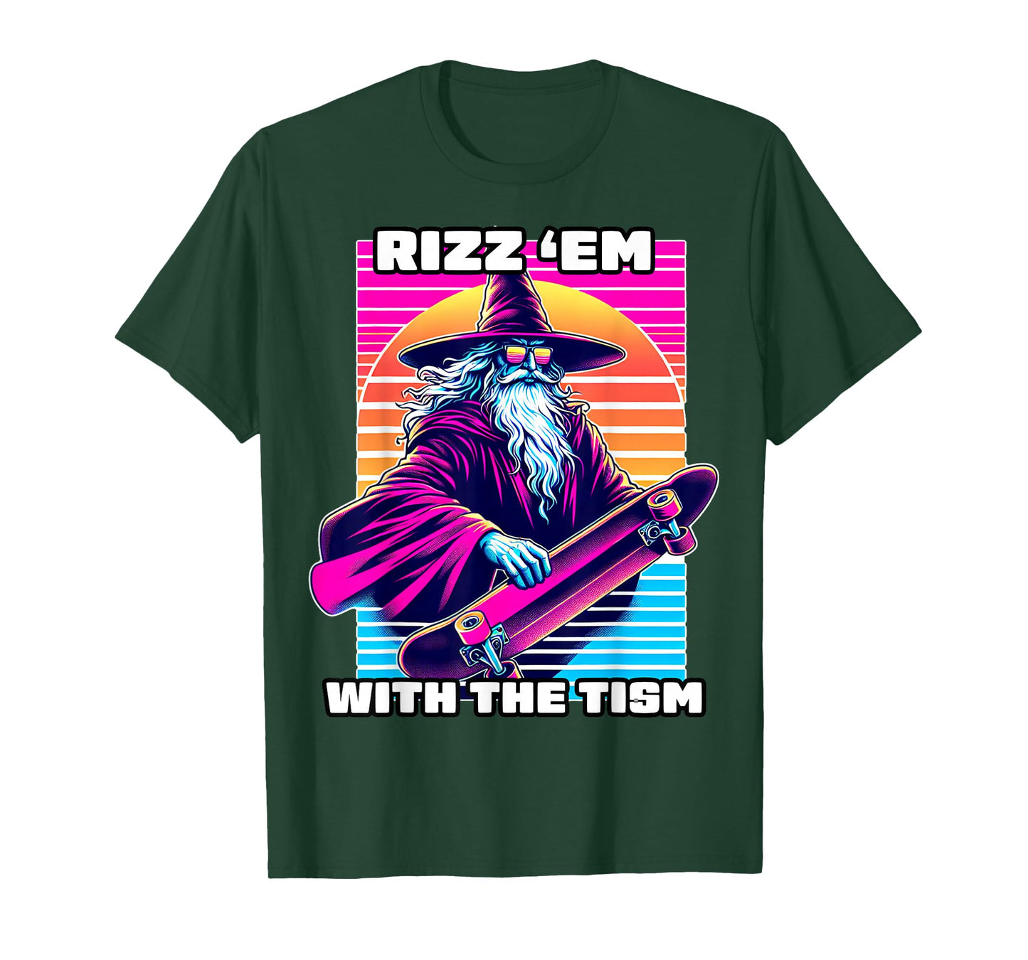 Rizz Em With The Tism Autism Awareness Funny Meme Boys Girls T-Shirt
