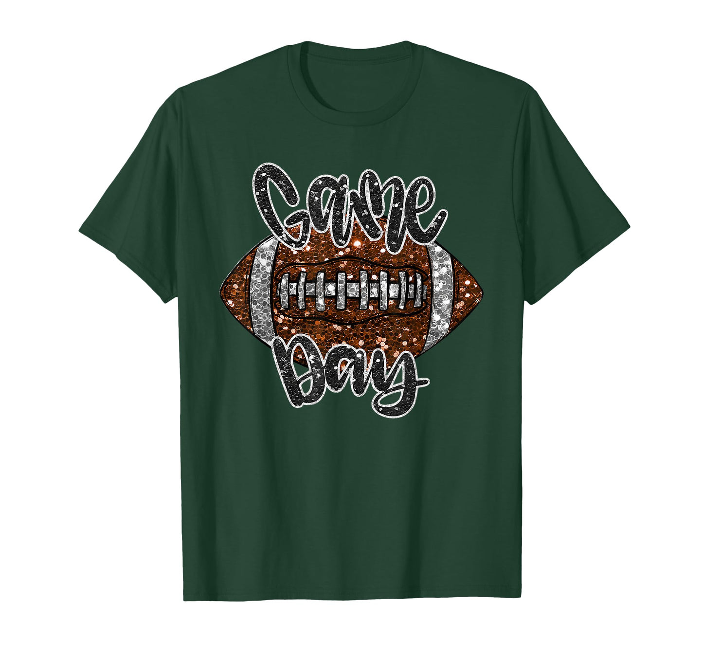 Game Day Football Bling Bling Football Lover Fall Autumn T-Shirt