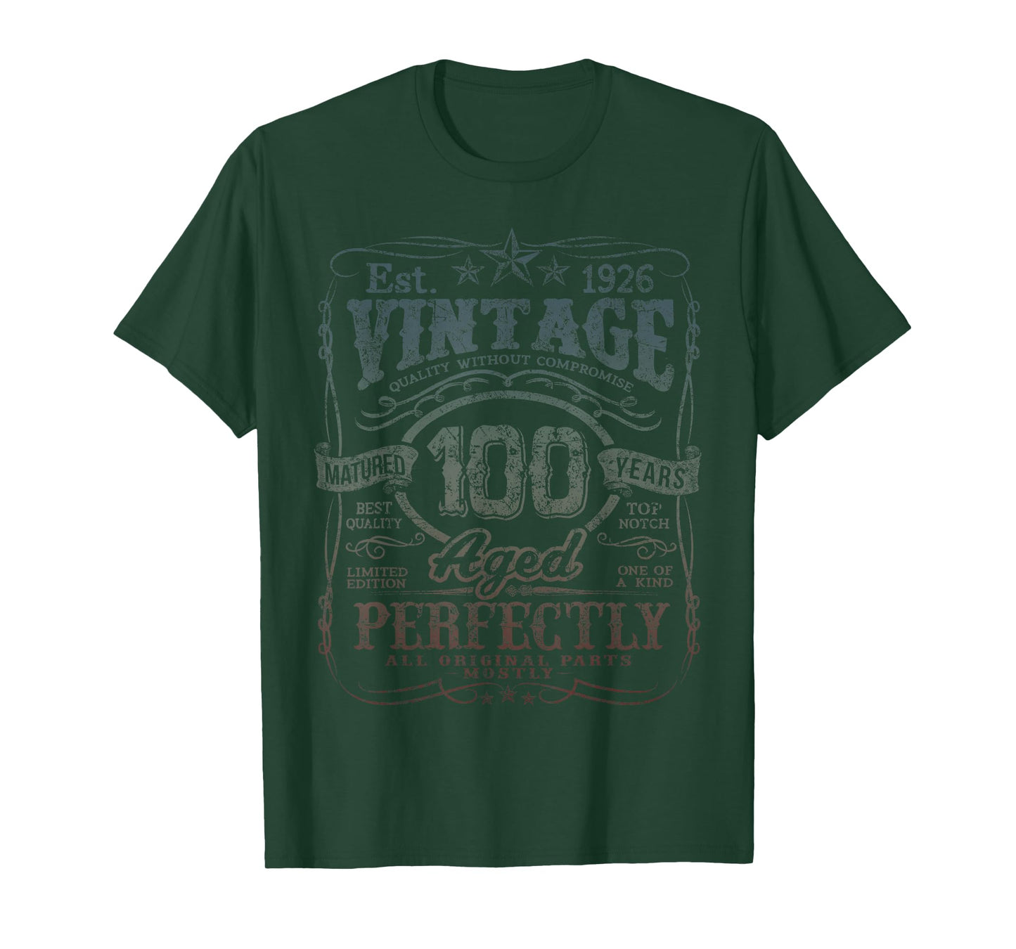 Vintage 1926 Limited Edition 100 Year Old 100th Birthday T-Shirt
