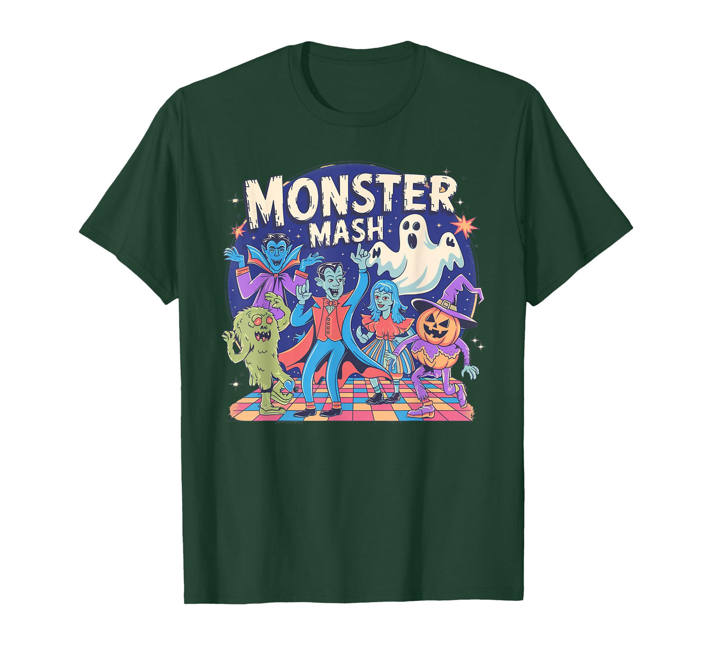 Vintage Monster Mash Funny Halloween Candy Handers T-Shirt