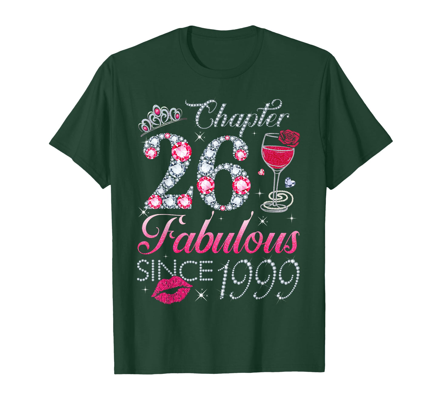 Chapter 26 Fabulous Since 1999 26Th Birthday Gift For Women T-Shirt