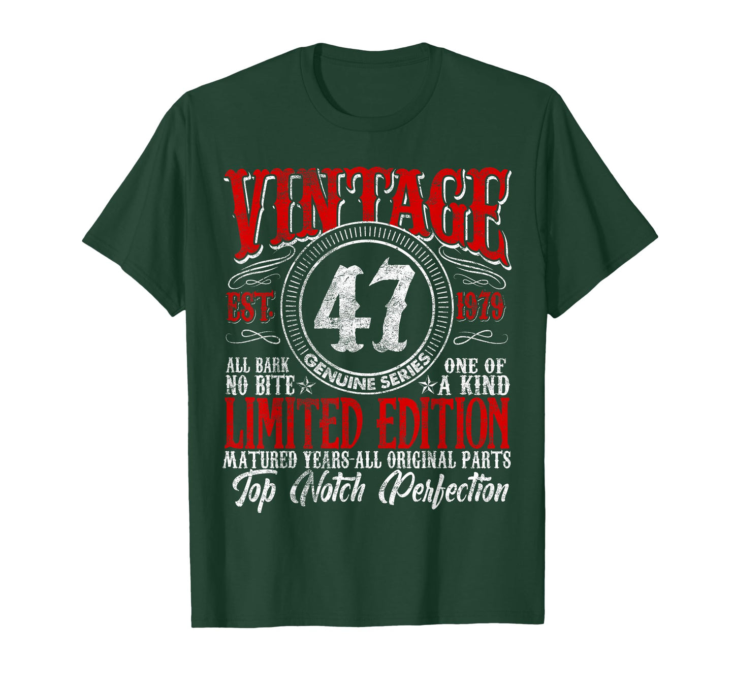 47 Year Old Gifts Vintage 1979 Limited Edition 47th Birthday T-Shirt