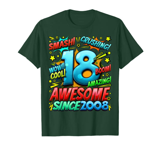 18 Year Old Gifts for Boys 18th Birthday Boy 18 Year Old Boy T-Shirt