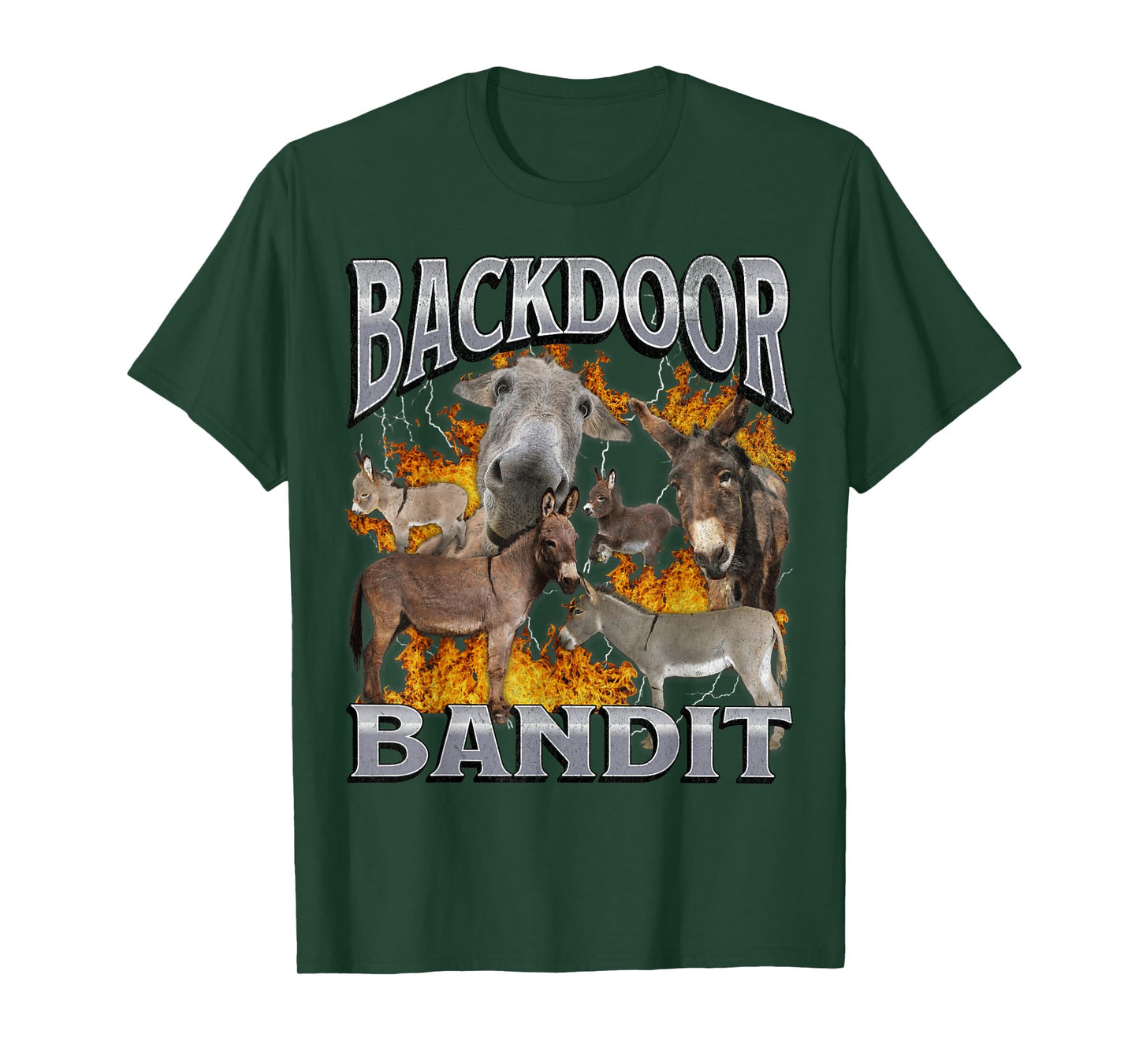 Backdoor Eats Funny Offensive Donkey Meme Bootleg T-Shirt