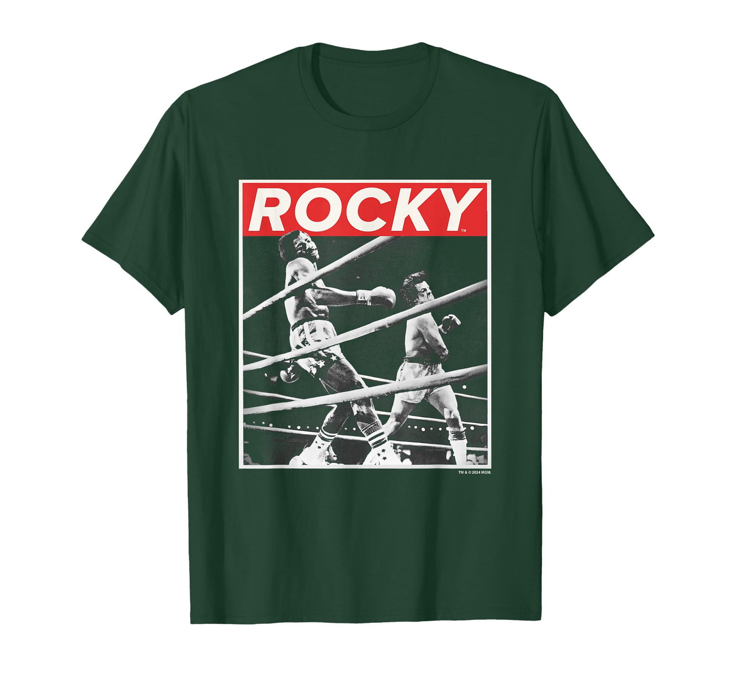 Rocky Savage Punch Apollo Creed Fight Vintage Panel T-Shirt