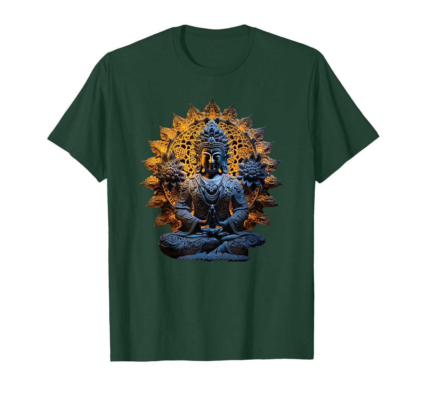 Buddha Statue Yoga Buddhist Zen Buddhism Meditation T-Shirt