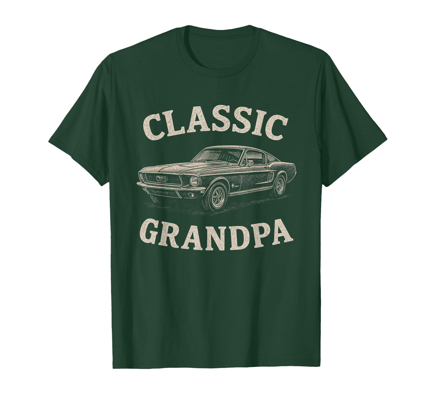 Classic Grandpa Vintage auto Mood wear for Muscle Fans T-Shirt