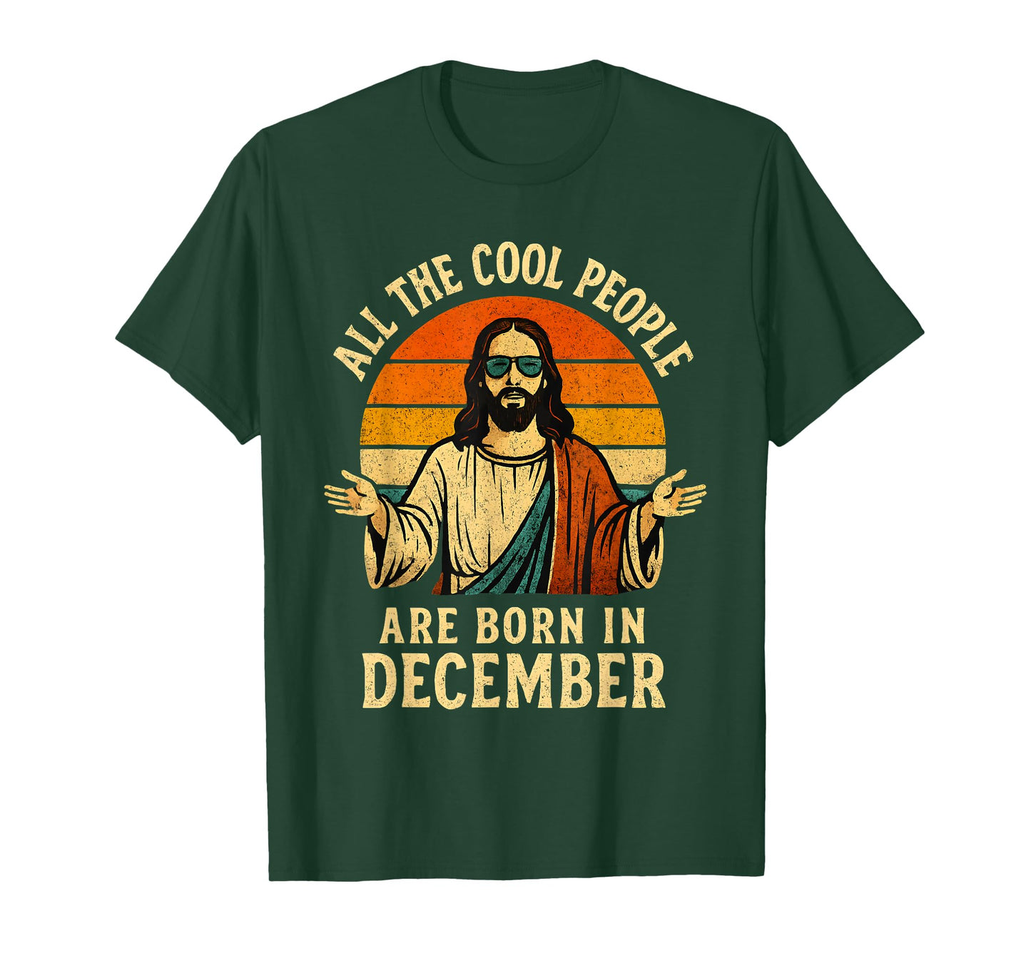 All Cool People are Born in December Birthday Christmas T-Shirt