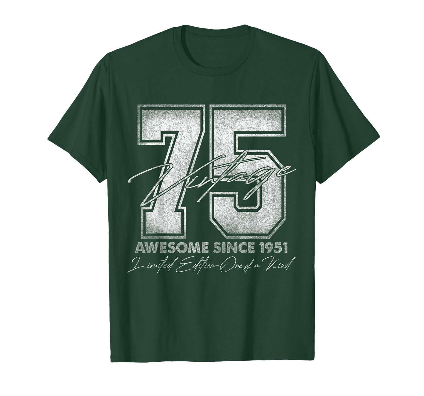 75 Year Old Gifts Vintage 1951 Limited Edition 75th Birthday T-Shirt