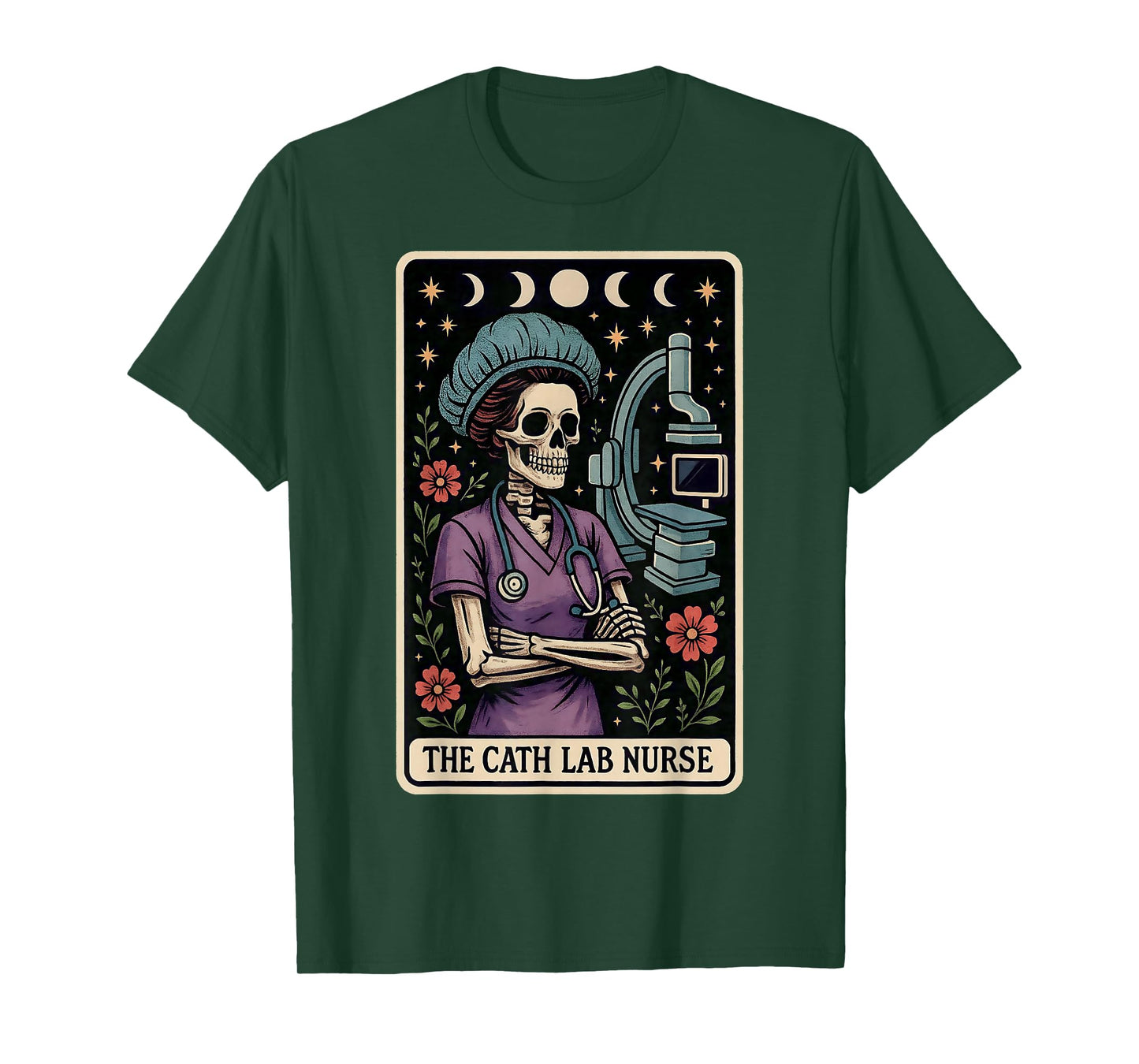 The Cath Lab Nurse Catheter Laboratory Nurse Cardiac Tarot T-Shirt