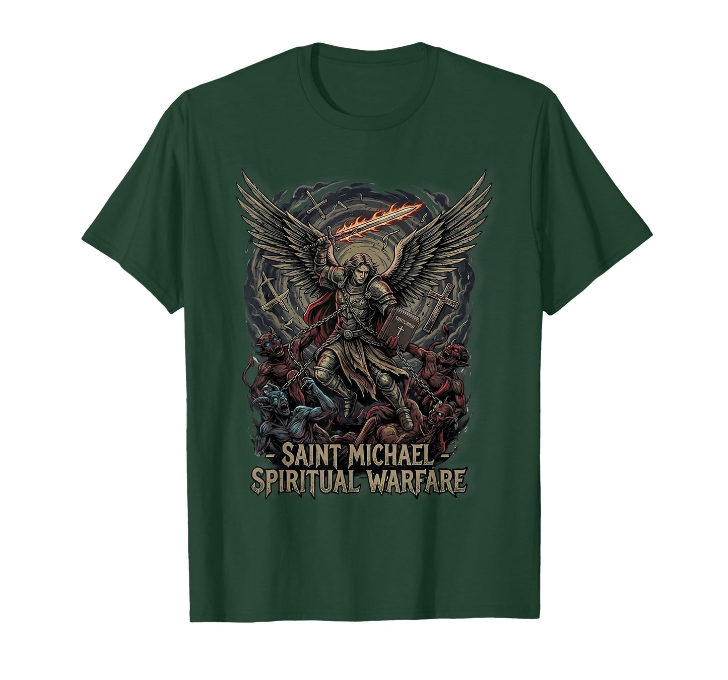 Saint Michael The Archangel Catholic T-Shirt