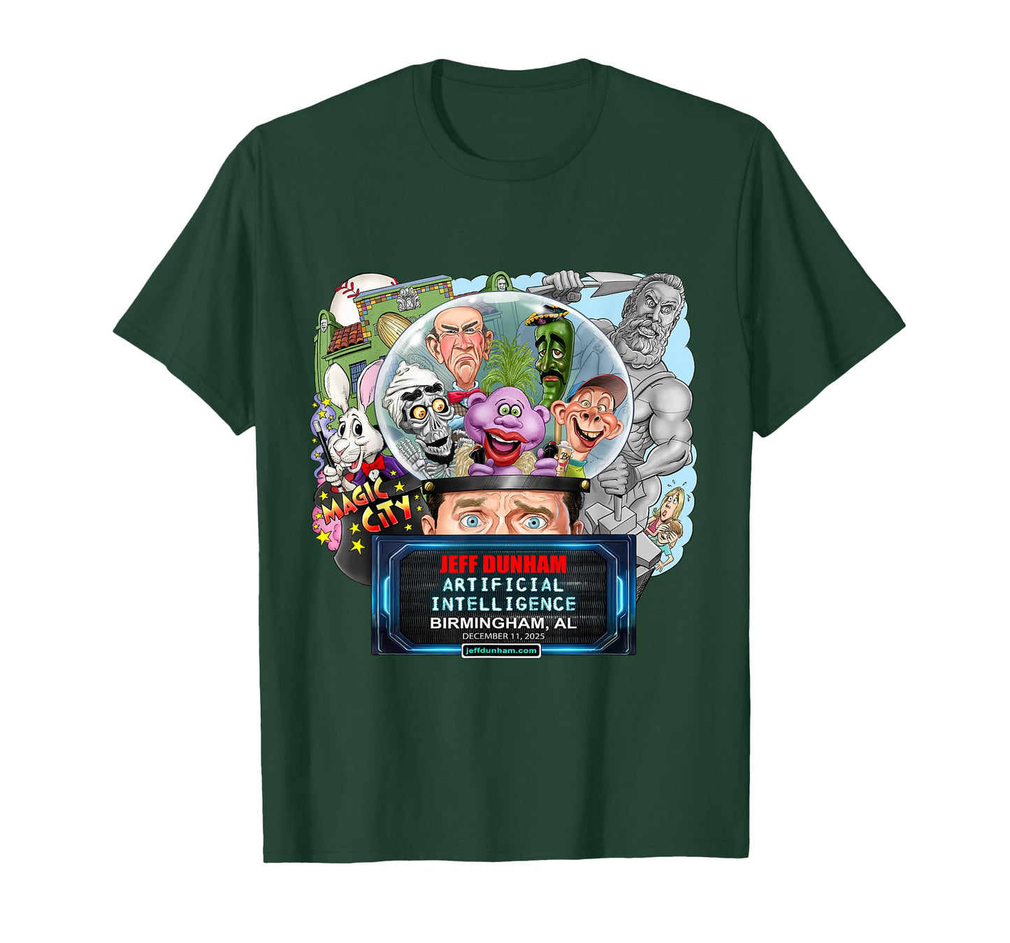 Jeff Dunham Birmingham, AL (2025) T-Shirt