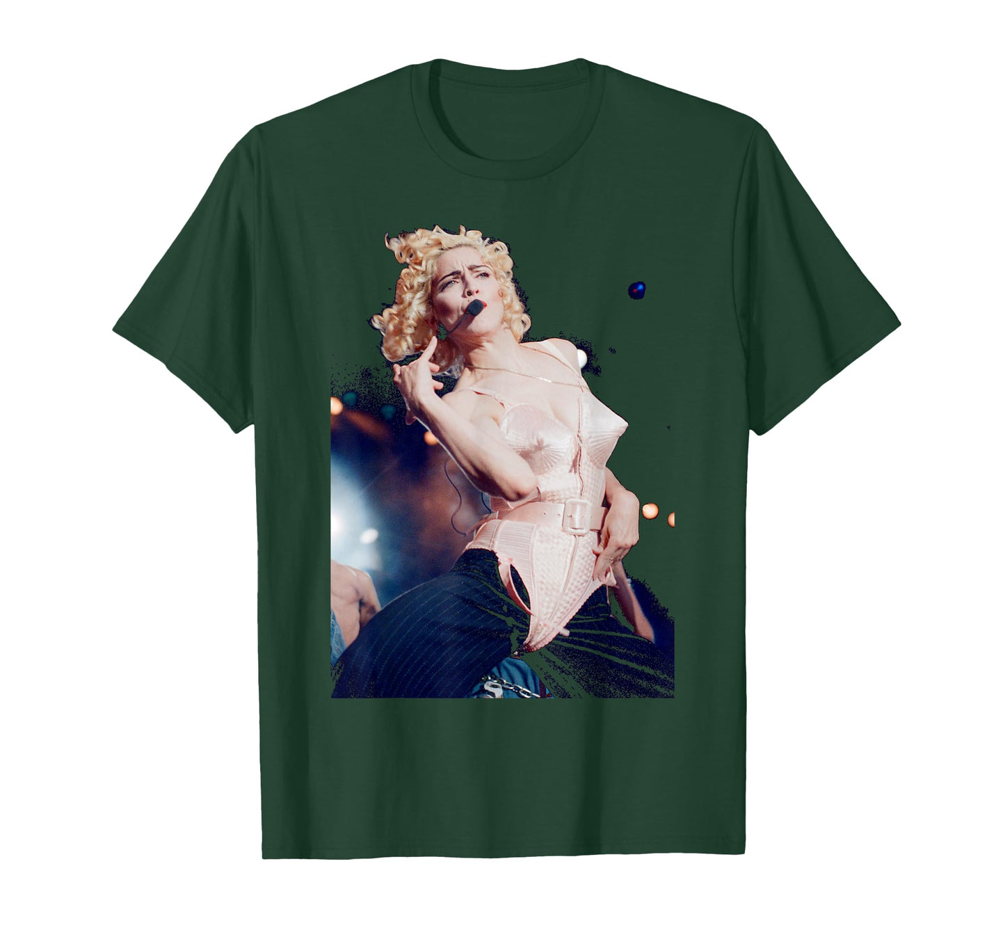Madonna Pink Corset Live Blond Ambition World Tour 1990 T-Shirt