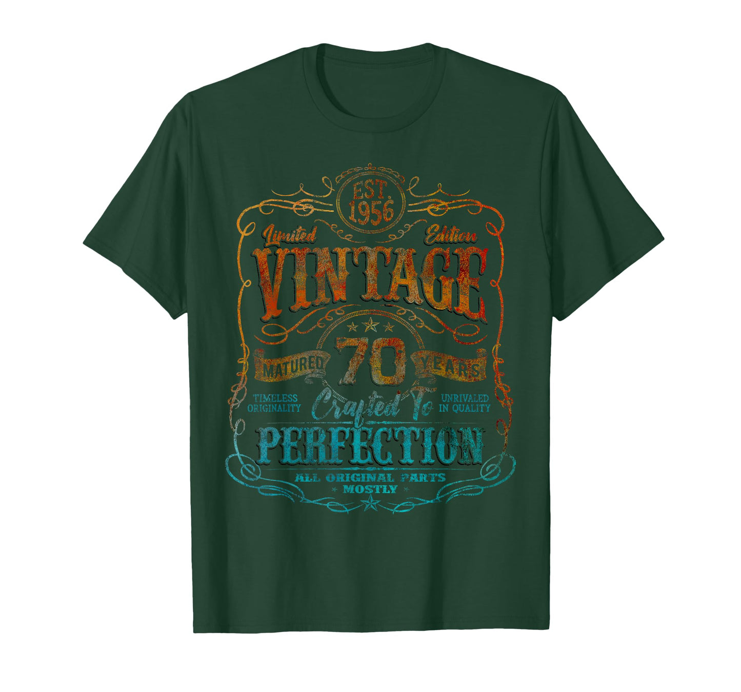 Vintage 1956 Limited Edition Shirt 70 Year Old 70th Birthday T-Shirt