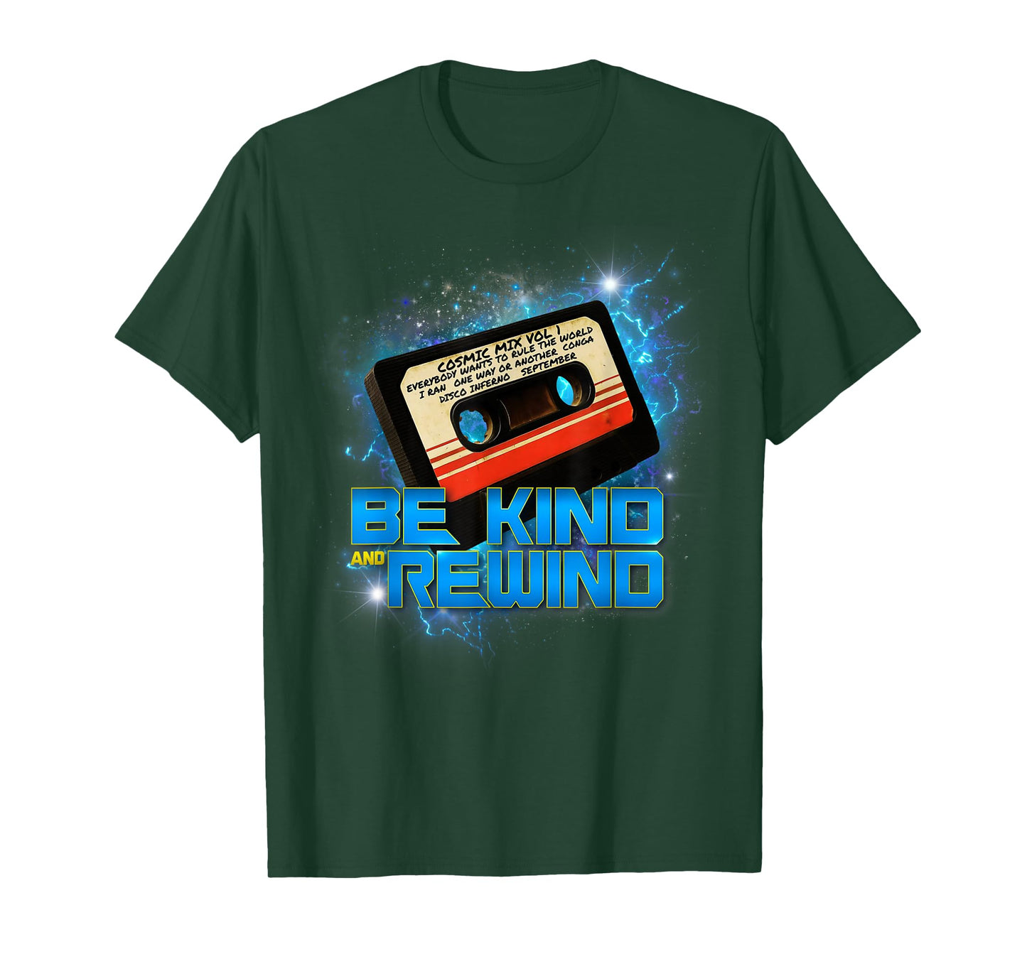 Be Kind and Rewind Retro Cassette Cosmic Remix T-Shirt
