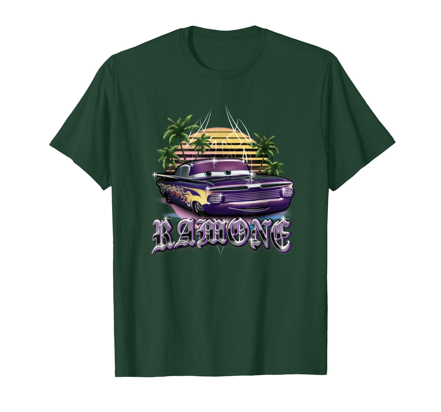 Disney Pixar Cars Ramone Airbrush Style Poster T-Shirt