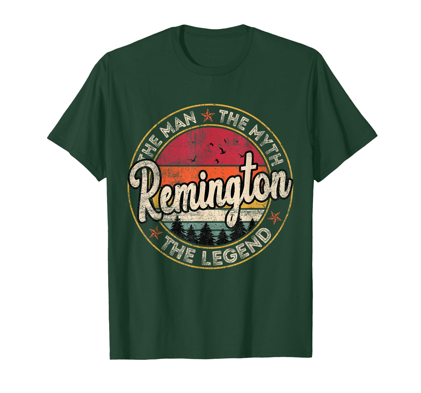 Remington The Man The Myth The Legend Personalized Name T-Shirt